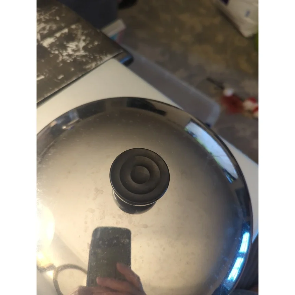 Stainless Revere Ware Pan Lid Replacement Lid Inner Lip 7.75